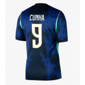 Brasilien Matheus Cunha #9 Udebanetrøje VM 2026 Kortærmet